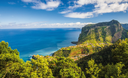 Natuur van de stad Funchal