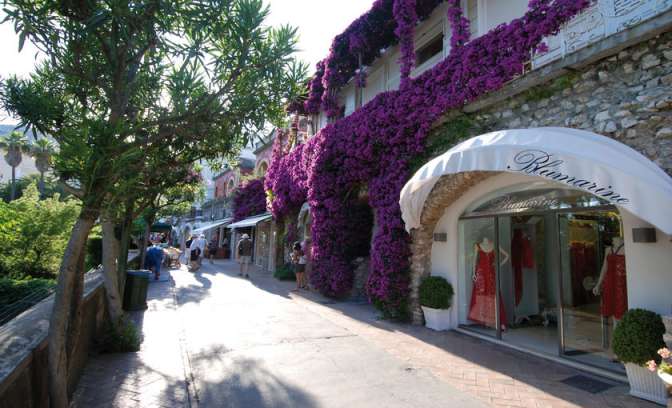 Een winkeltje in Capri