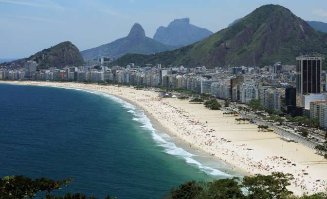 Het strand van Rio de Janeiro