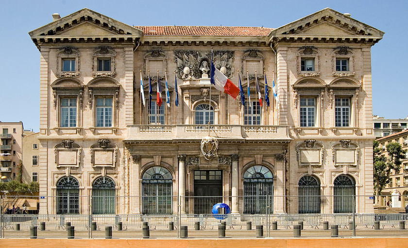 Het gemeentehuis in Marseille