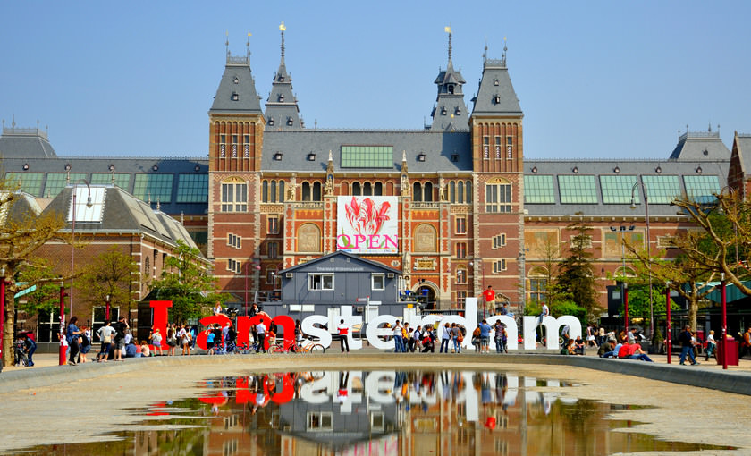 Het Rijksmuseum in Amsterdam