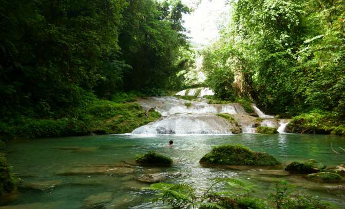 Watervallen op Jamaica
