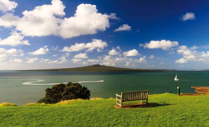 Natuur van Auckland in Nieuw-Zeeland 