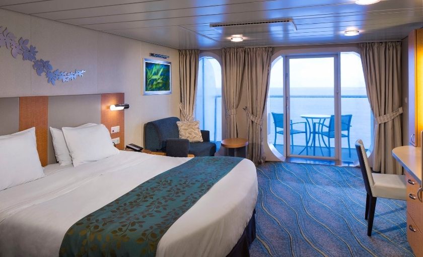 Royal Caribbean buitenhut met balkon 2J