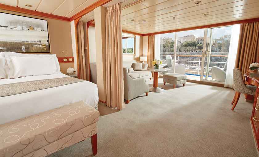 Penthouse Suite Luxe schip Seven Seas Mariner