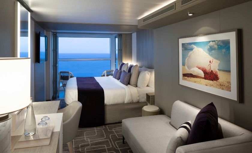 Celebrity cruises buitenhut met balkon 1A