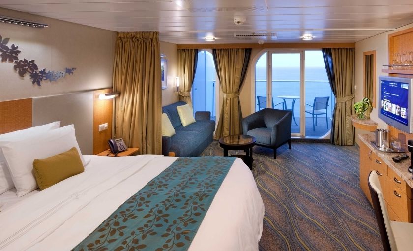  Royal Caribbean buitenhut met balkon 5D