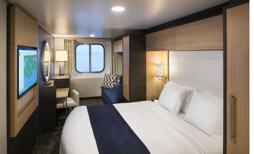 Royal Caribbean buitenhut zonder balkon 2M