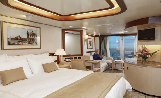 Princess suite van cruise Queen Elizabeth
