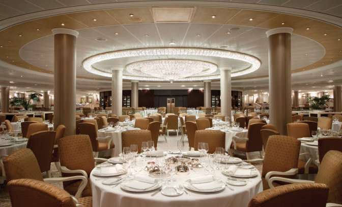 Dinerzaal Oceania Cruises