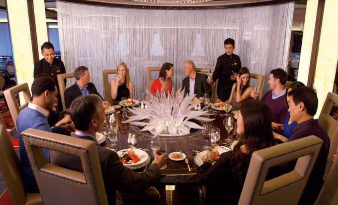 Dineren bij Royal Princess