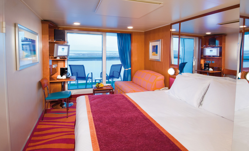 Balkonhut op de Norwegian Pearl van NCL
