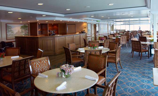Een restaurant op de Azamara Journey van Azama club cruises