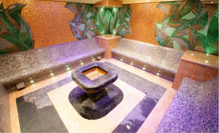 De sauna op de MSC Fantasia