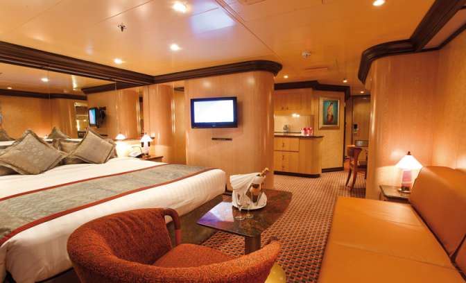 Een suite op de Costa Deliziosa