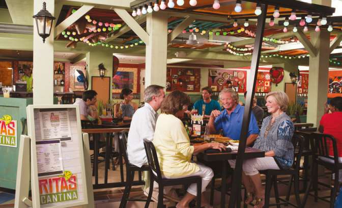 De Rita's Cantina op de Allure of the Seas van Royal Carribean