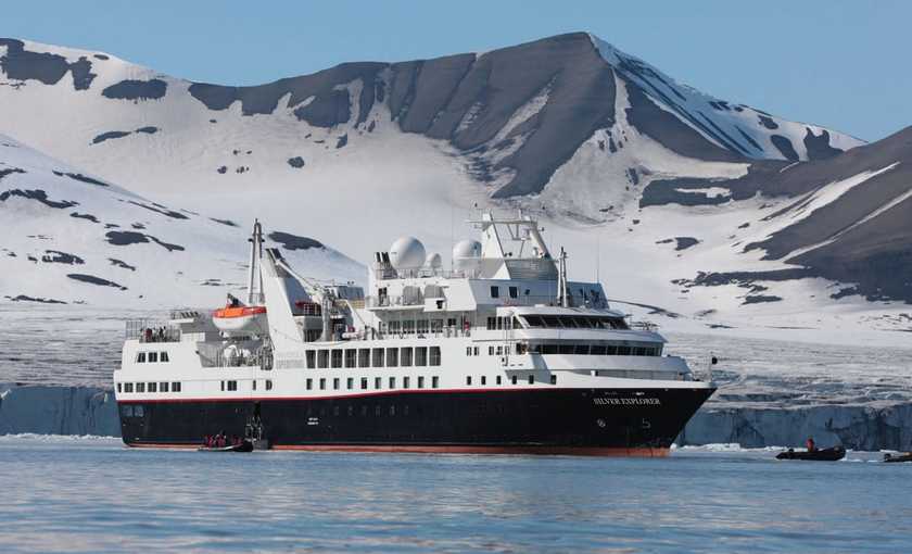 Silversea Explorer op zee