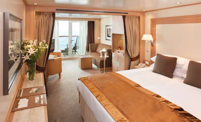 De veranda suite op de Seabourn Quest van Seabourn Cruises
