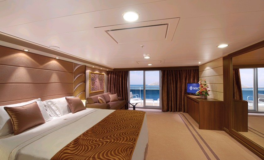 Een suite op de MSC Divina