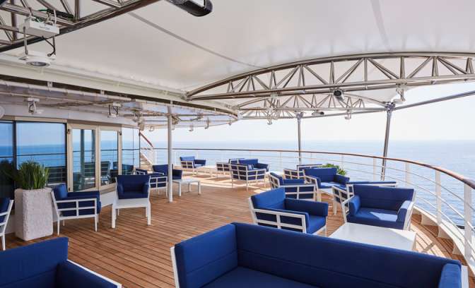 loung luxe rederij silversea