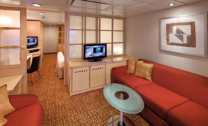 Een suite op de Celebrity Millennium van Celebrity Cruises