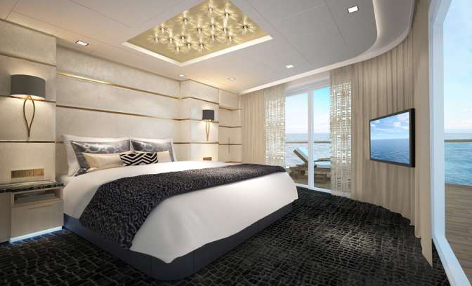 Haven deluxe owner suite op de Norwegian Bliss