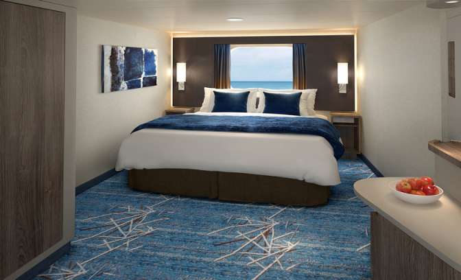 Oceanview hut op de Norwegian Bliss