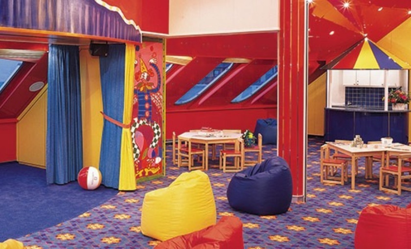 Een club voor kinderen op de norwegian Sun