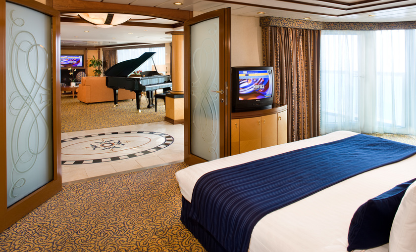 Een royal suite op Brilliance of the Seas van Royal Caribbean