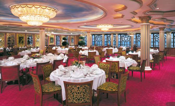 Restaurant op de Norwegian Star van NCL