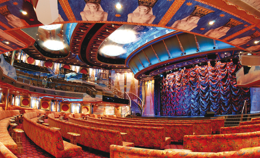 Het theater op de Costa Mediterranea