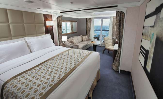 Seven Seas Voyager deluxe veranda suite