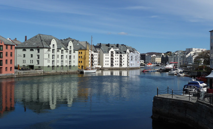 Het dorpje Alesund 