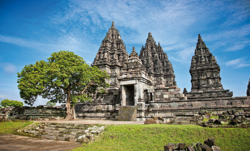 Prambanan tempel op Java in Indonesië