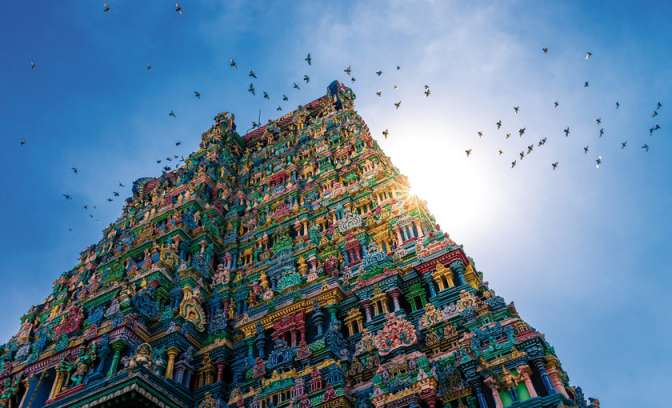 Meenakshi hindu tempel in Mumbai